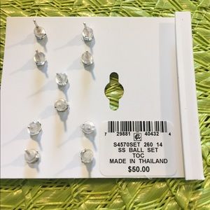 Giani Bernini Jewelry - Sterling Silver 5-Pc. Set Small Ball Stud … Giani Bernini Jewelry - Sterling Silver 5-Pc. Set Small Ball Stud …